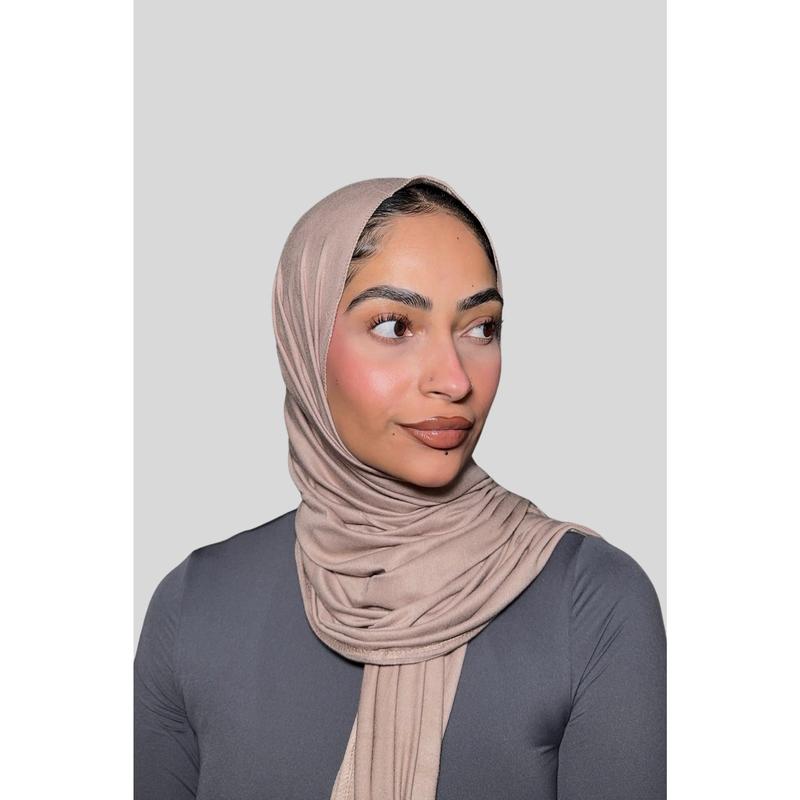 Premium Emirati Jersey Hijab Scarf in Over 20 Colours - Made in Dubai 7