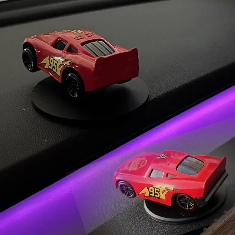 Dash Drift Car Ornament, McQueen Lighting Car Dashboard Drift Car, Drift Car for Dashboard, Metal Dashboard Decoration, Interior Decoration, Ideal Gift for Car Lovers 1
