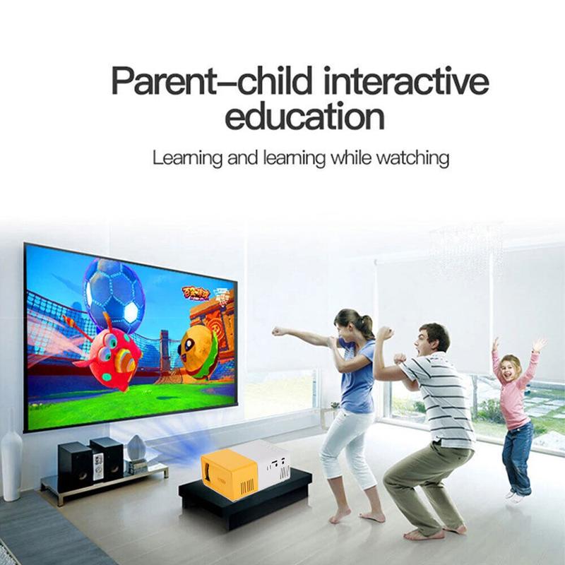 Portable Projector 1080P HD Mini Home Cinema Movie Theater Projector Multimedia 5