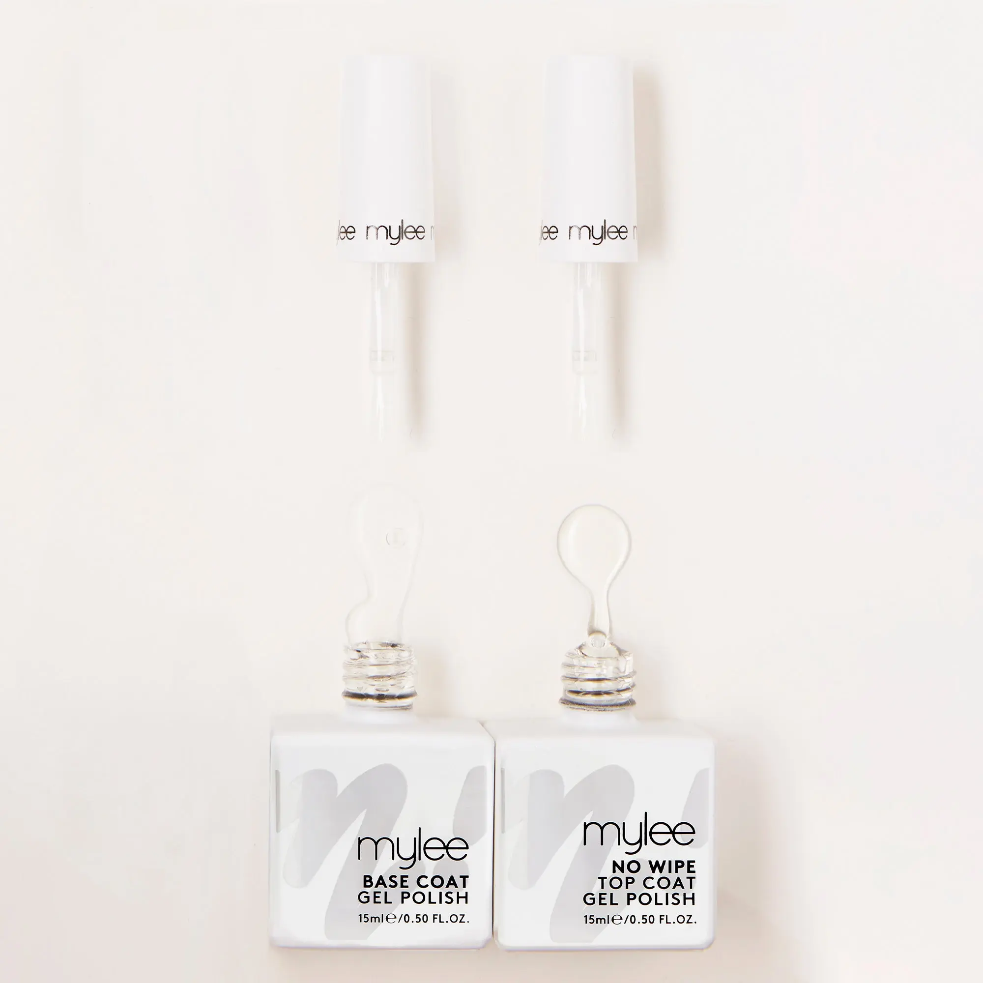 Mylee No Wipe Top & Base Coat Gel Polish Duo - 2x15ml