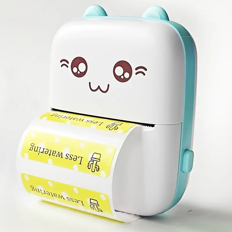 Portable Printer, Mini Pocket Wireless BT Thermal Printers for Smartphone, BT Inkless Printing Gift for Label Receipt Photo Notes Study Home Office 8