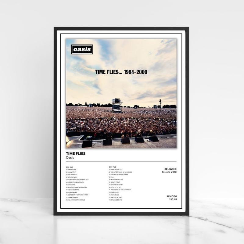 Oasis Full Collection of Album Cover Posters A5 A4 A3 Unframed Decor Print Wall Bands Glossy Photo 3