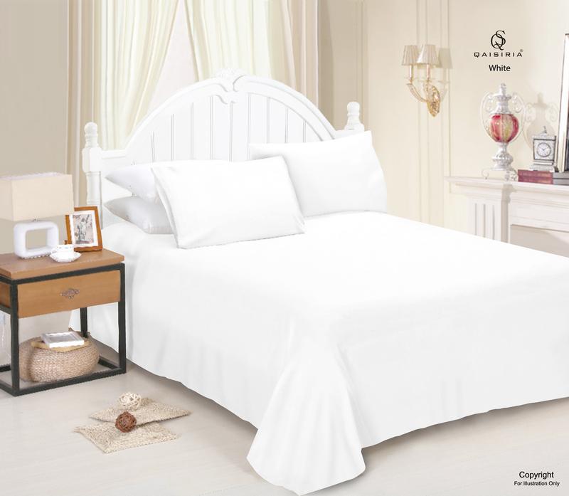 Product Introduction of Flat Sheet - Poly Cotton Soft Brushed Microfibre Fabric -  Fade Resistant, Shrinkage and Hypoallergenic  | Bedding Sheet and Pillowcase Set. 0