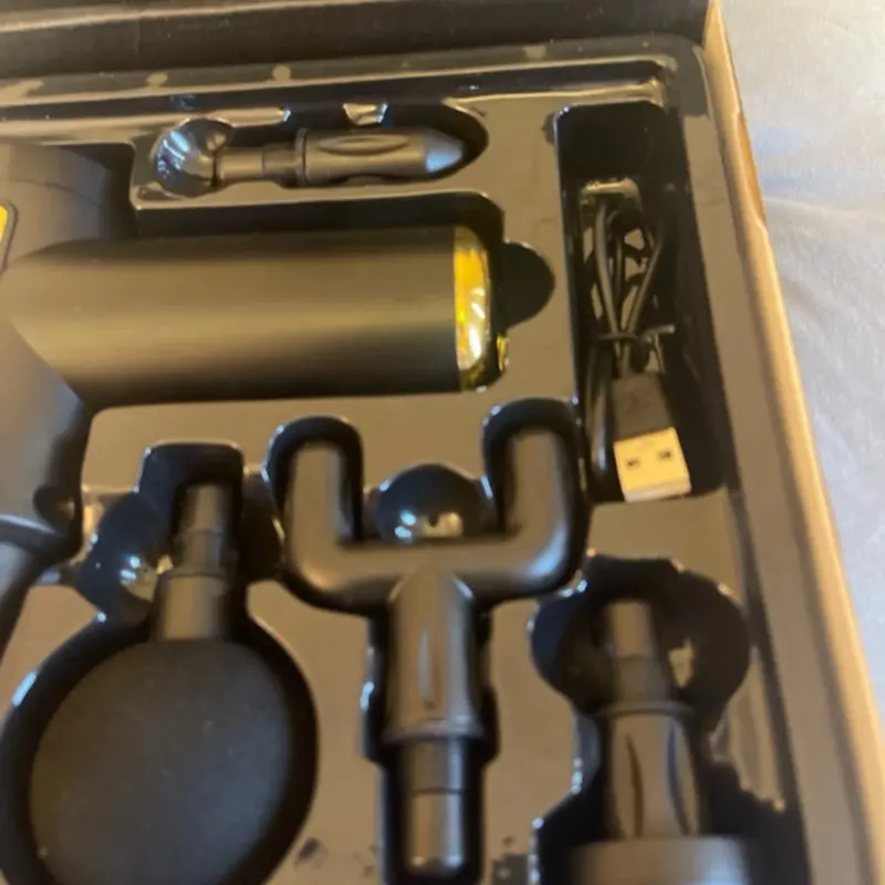 Portable Massage Gun with 6 Intensity/Speeds for On-the-Go Comfort massager fascia wireless machine Lightweight Handy 3