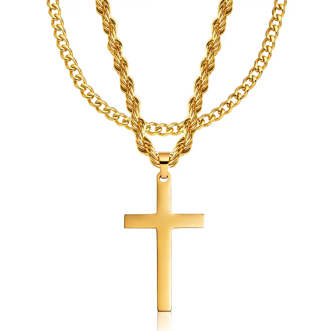 Cross x Cuban Set | Gold