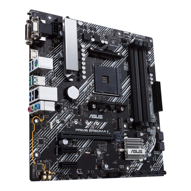 ASUS PRIME B450M-A II AMD B450 Socket AM4 micro ATX 3