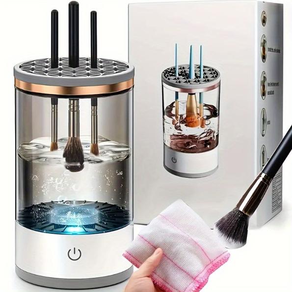 Electric Makeup Brush Cleaner - Clean Your Brushes Easily and Safely Cosmetic Pack Flawless Cleansing 4