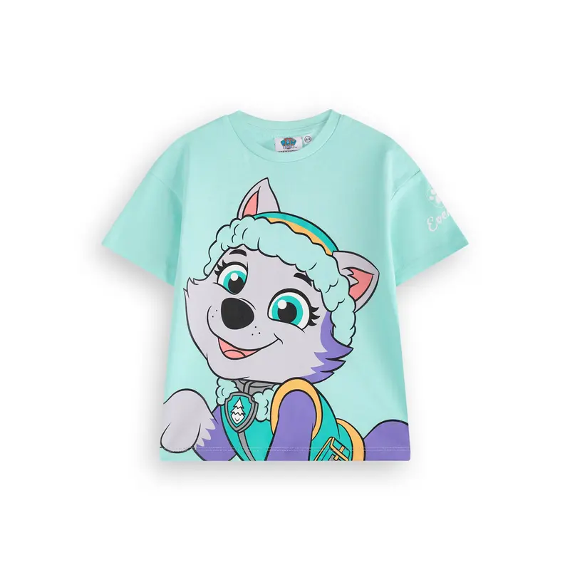 Vanilla Underground x Paw Patrol Girls Multicoloured Big Character Multi-Pack of 3 Short-Sleeved T-Shirts 2