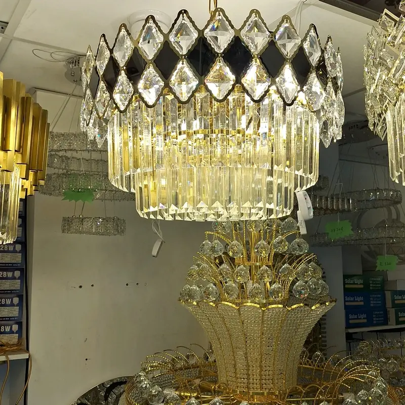 crystal chandliers 50cm new design perfect choice for living room and bedrooms. 0