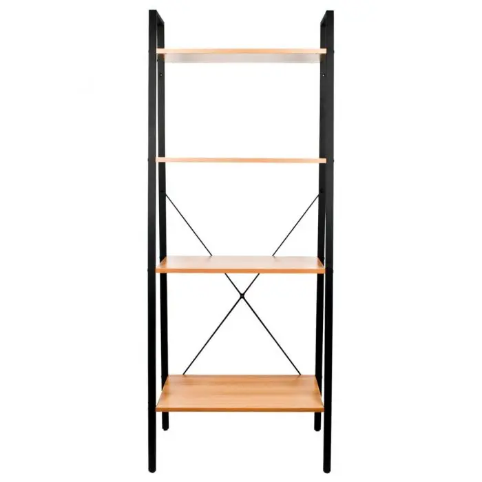 4 Tier Ladder Shelves Display Cabinet Bookshelf Unit for Home Living Room Furniture 3