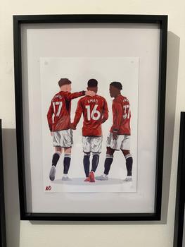 Product Review of Alejandro Garnacho, Amad Diallo, Kobbie Mainoo Manchester United Poster Print Office Bedroom Decoration Vector Art Gift Wall Ornaments Artistic Photo from k**7 0