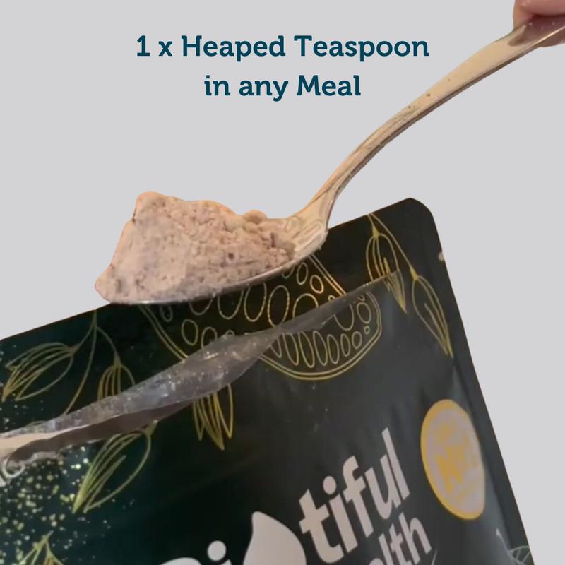 Coconut Blend - Meal Booster Gut Health Powder, Probiotic, Prebiotic Fibre, Vitamin D3, B5, B12 Natural Dietary Supplement 3