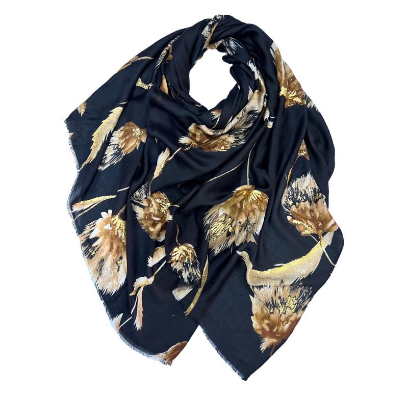 Soft and Breathable Printed maxi Hijab in Cotton Viscose Blend for Muslim Fashion Women 7