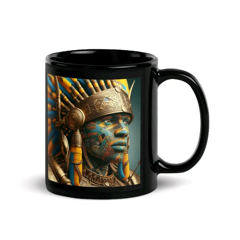 Black Glossy Mug 1