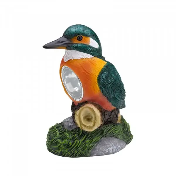 Solar Bird Garden Decorations LED Spotlight Robin, Kingfisher, Blue Tit or Woodpecker 2