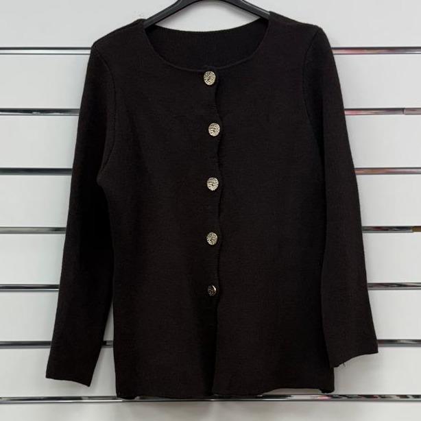 Gold Button Up Cardi (BF) 2