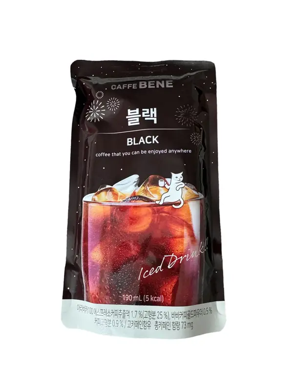 Caffe Bene 190ml Iced Drinks Pouch, choose from coffee or fruity flavours 8