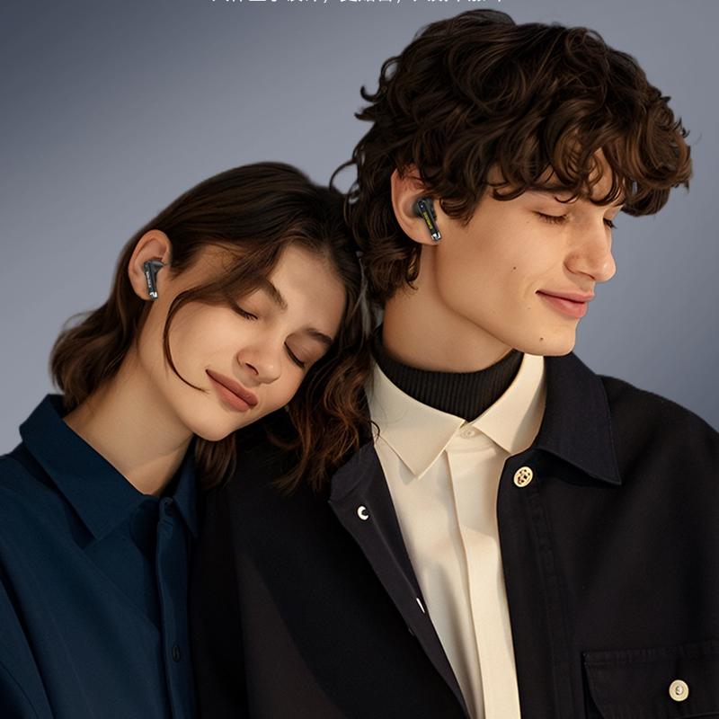 TF-T39 Black True Wireless Bluetooth Headphones – 6-Hour Playtime, Premium Sound, Quick USB-C Charging, Enhanced Connectivity 4