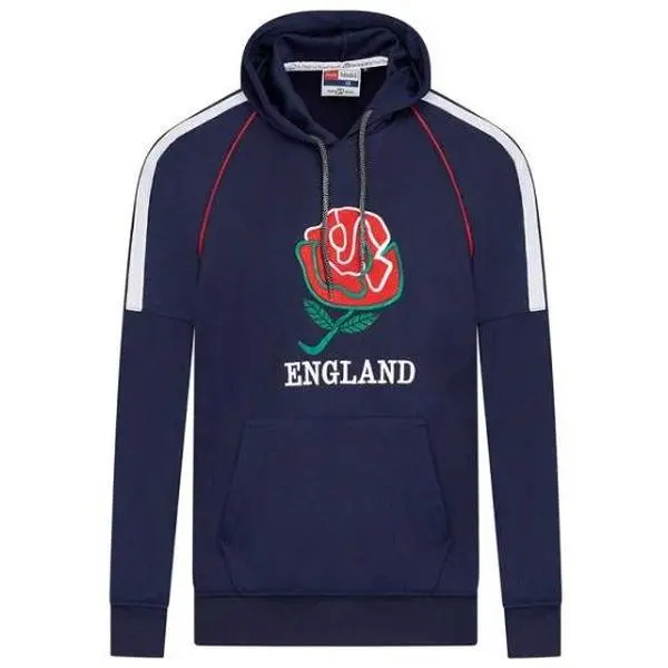 England Rugby Unisex Pullover Hoodie | Full Sleeve with Embroidered Logo