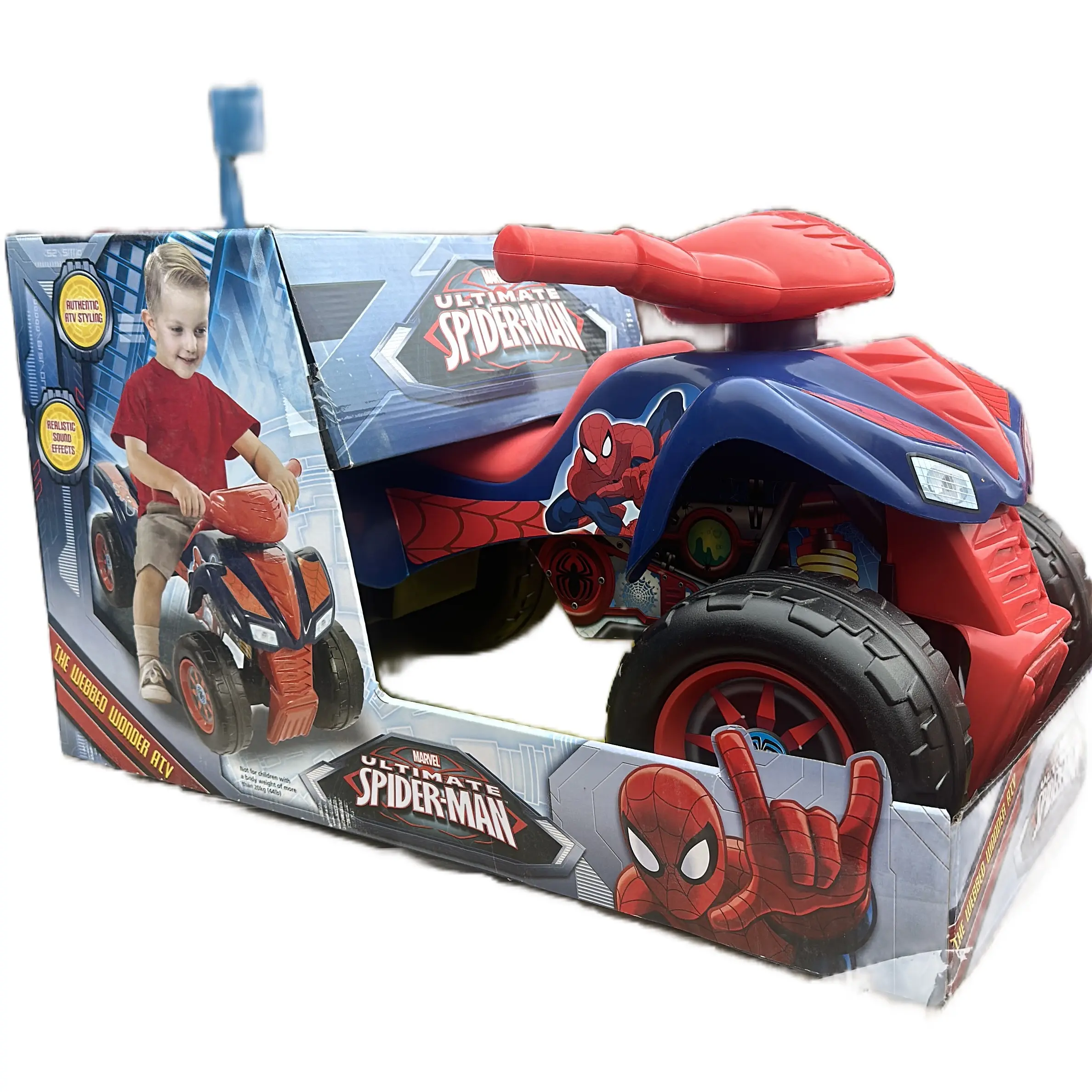 Kids Spiderman toy quad bike