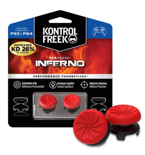 New For PS5, COD, Freek Galaxy,  performance thumbsticks, Grip, performance, accuracy, call of duty compatible, for black ops modern warfare, warzone, gaming sticks, advantage, analog sticks, increased motion range, pro gamer, Accessories Rubber console R