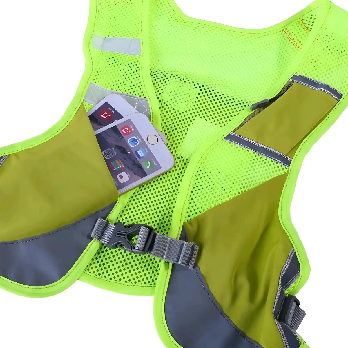 Running Backpack Reflective Hydration Vest Sports Cycling Vest Rucksack for Hiking Camping Running Marathon Race