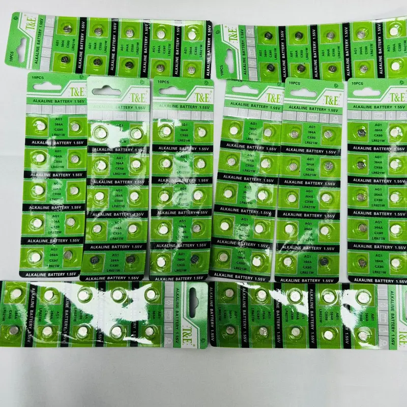 100x AG1 364 Alkaline 1.5v Battery LR60 LR621 SR621W Coin Cell Remote Watch Accessories Phone Smartphone 6