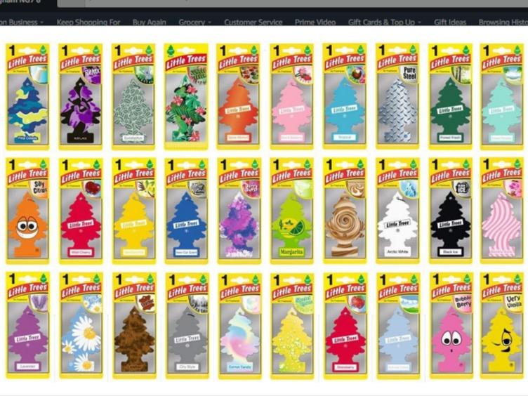 Air Freshener Tree MTZ02 New Car Fragrance For Car Home Boat Caravan - Six Pack, Blue 6
