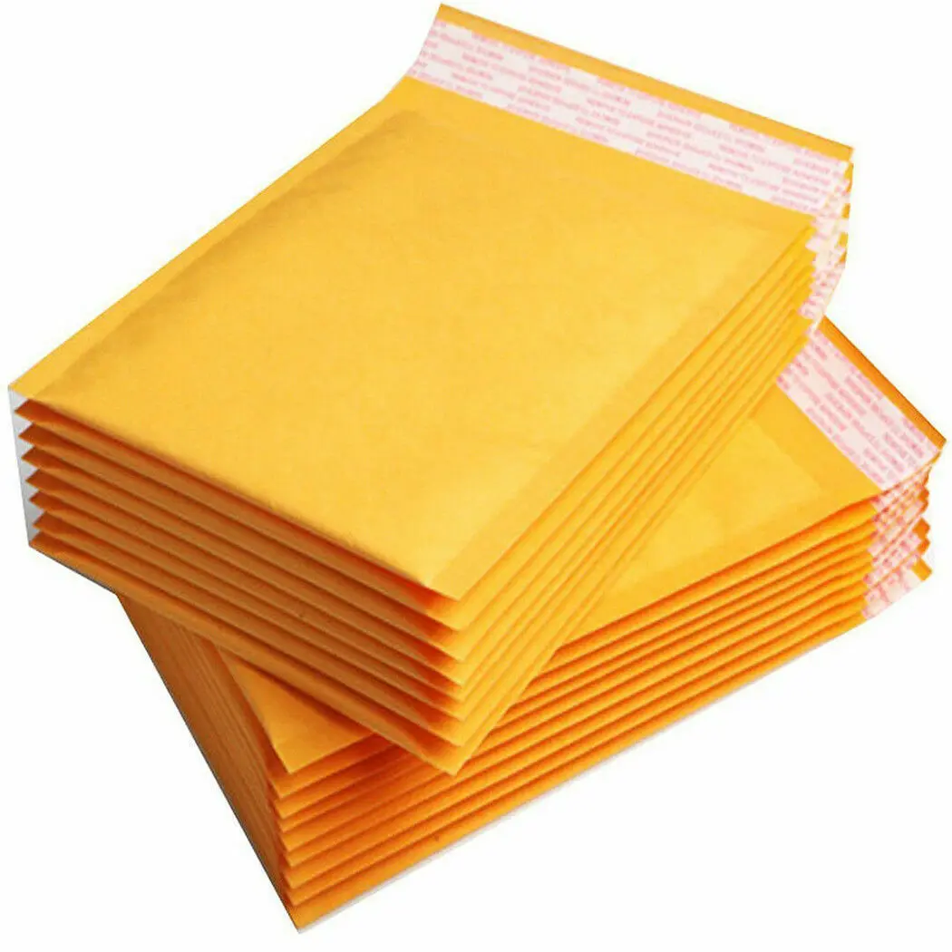 PADDED ENVELOPES BUBBLE MAILERS TGL PACKAGING PEEL AND SEAL PROTECTIVE CUSHIONED BAGS GOLD