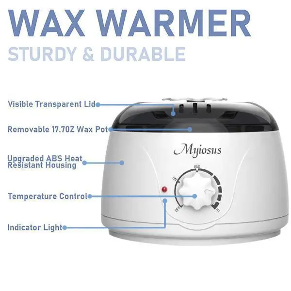 New Upgraded Waxing Kit, 500g Hard Wax Beads, 2Treated Waxes and 25 Sticks for HairRemoval of Face, Arms, Legs and Body Care Cream hair curler Comfort 4