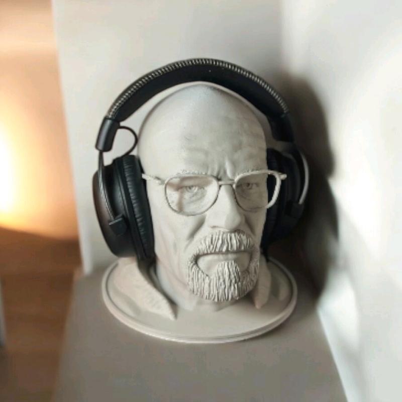 Walter White headphone holder, home decoration, desktop accessories 1