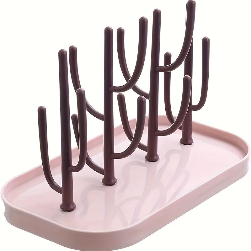 Baby Tree-shaped Milk Bottle Drain Rack, Dust-proof Milk Bottle Holder, Cup Drain Rack Easter Gift 6