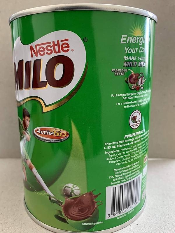 Milo Instant Malt Chocolate Drinking Powder Tin - 400g (Pack of 2) | Nourishing and Delicious Chocolate Malt Drink 4