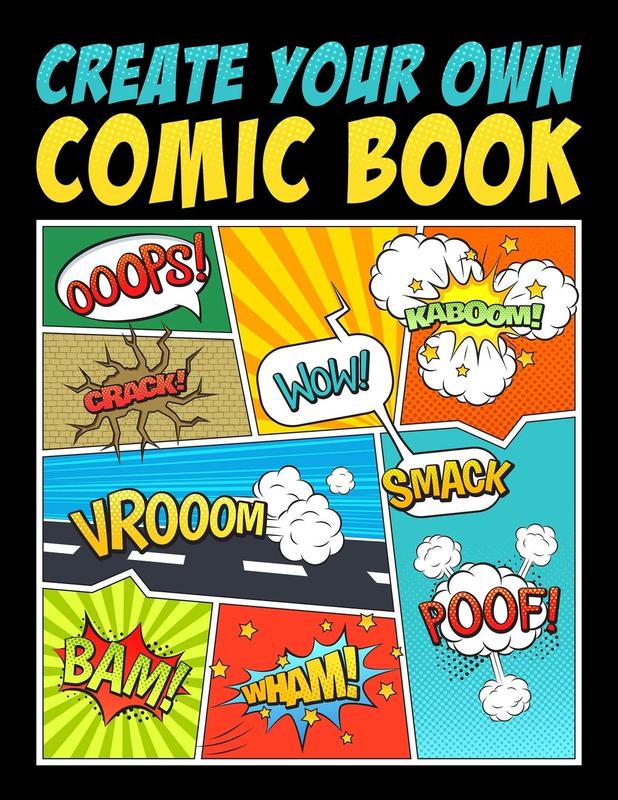 Create Your Own Comic Book Paperback - Premium Matte Finish Cover Design 0