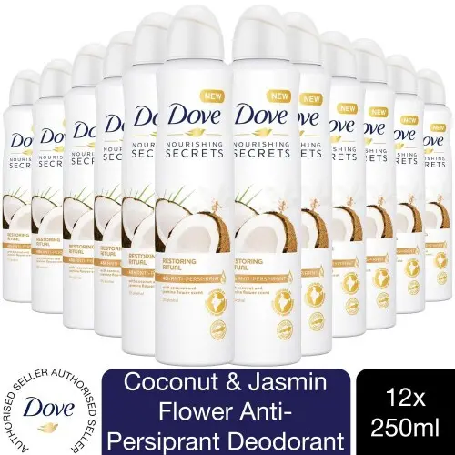 250ml Dove Nourishing Secret Deodorant Spray With Coconut & Jasmin Scent RESTORING RITUAL 0
