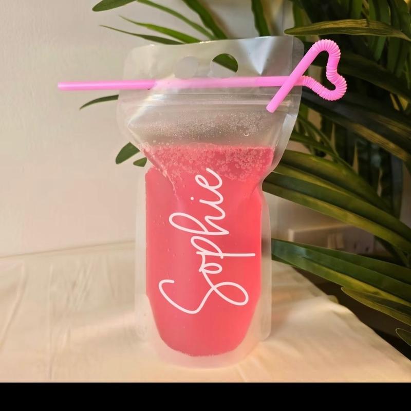 personalised drink pouches  /party favours 0