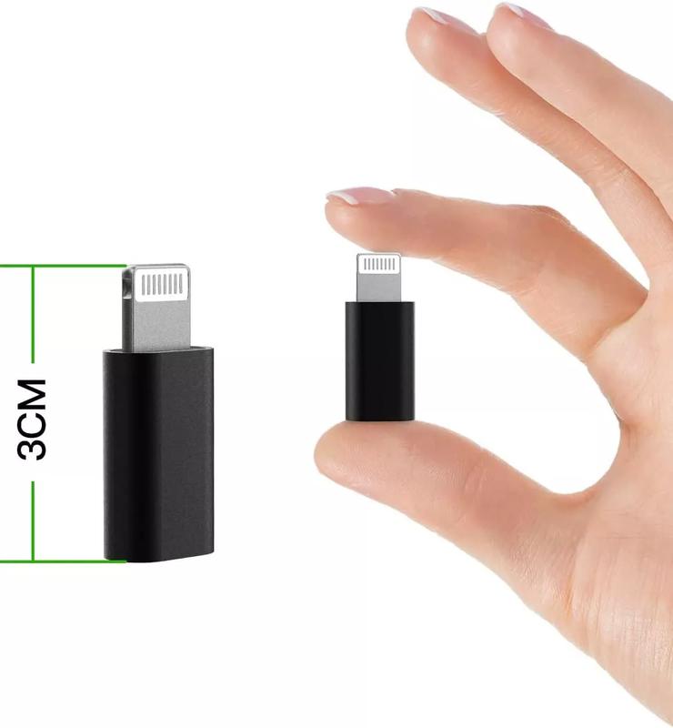 USB-C 3.1 Type C to iPhone 8 pin port Adapter Cable Converter Charger OTG - UK Charging Device Plug Smartphone 3