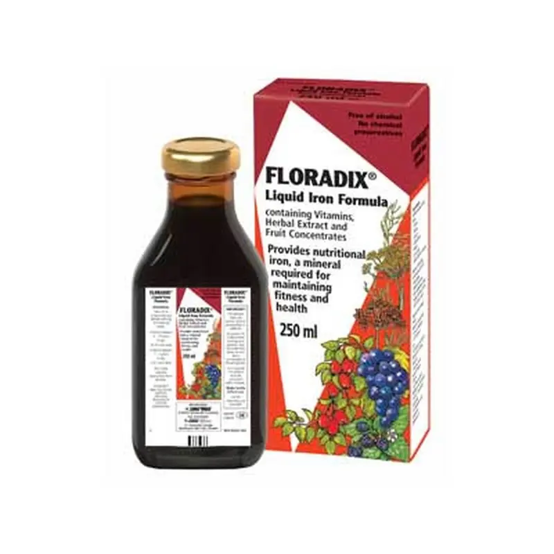Floradix Liquid Iron &amp; Vitamin Formula - 250ml Supplement Edible 0