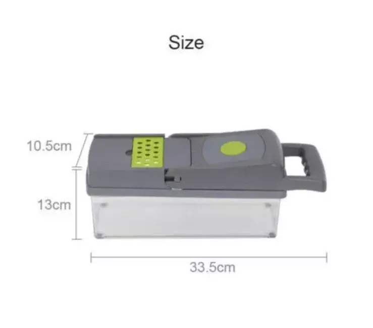 16 in 1 Vegetable Chopper Salad Fruit Mandolin Slicer Food Dicer Cutter Peeler. 1