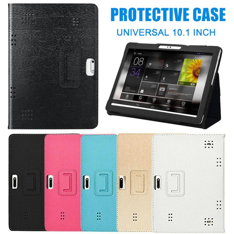 Universal Leather Protective Case Cover Stand For 10/10.1 Inch Android Tablet UK 0