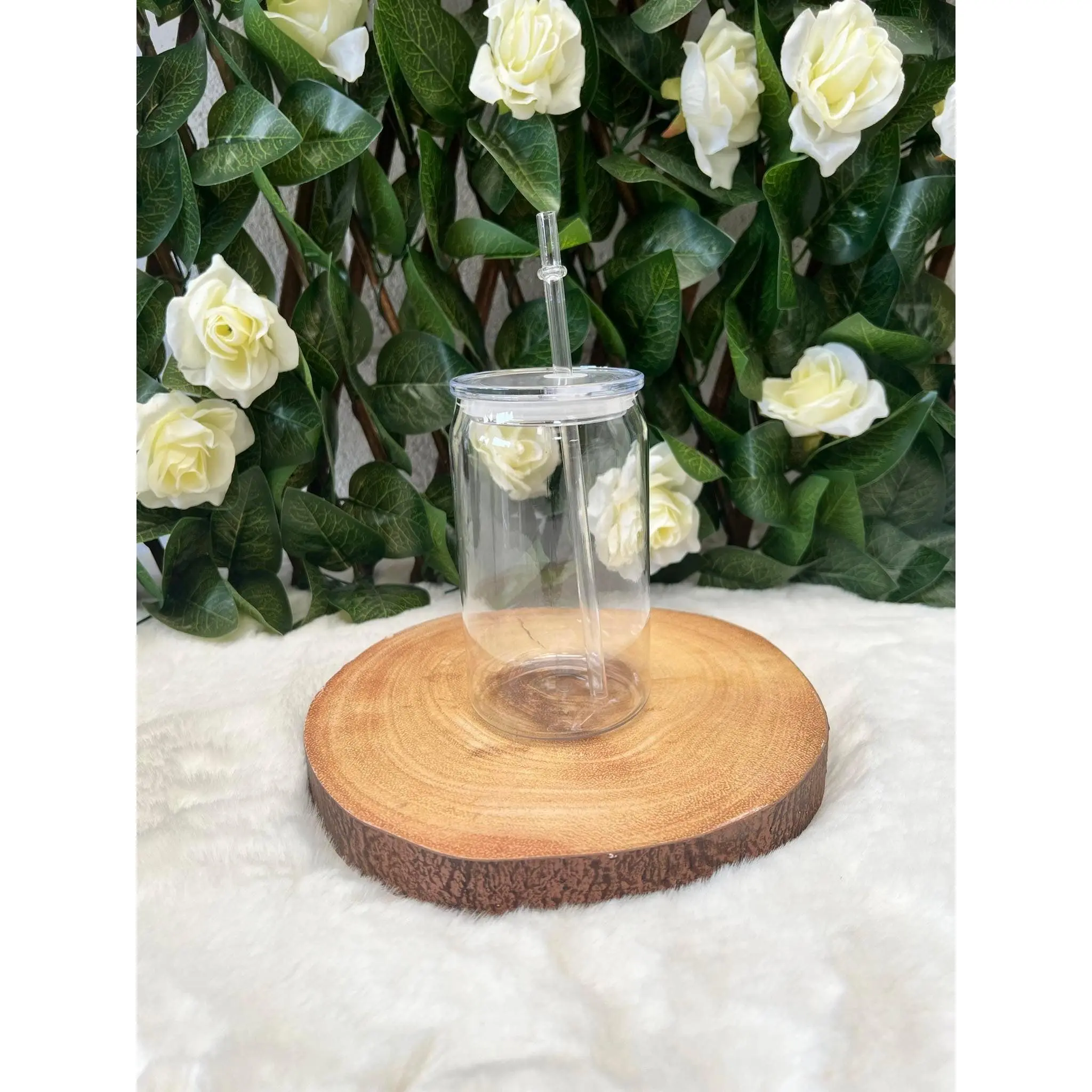 16oz plastic clear  Libby cans