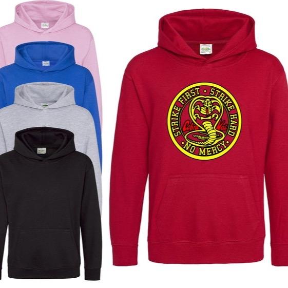 New Cobra Kai Hoodie Kids Unisex Karate Dojo Christmas Gift 3
