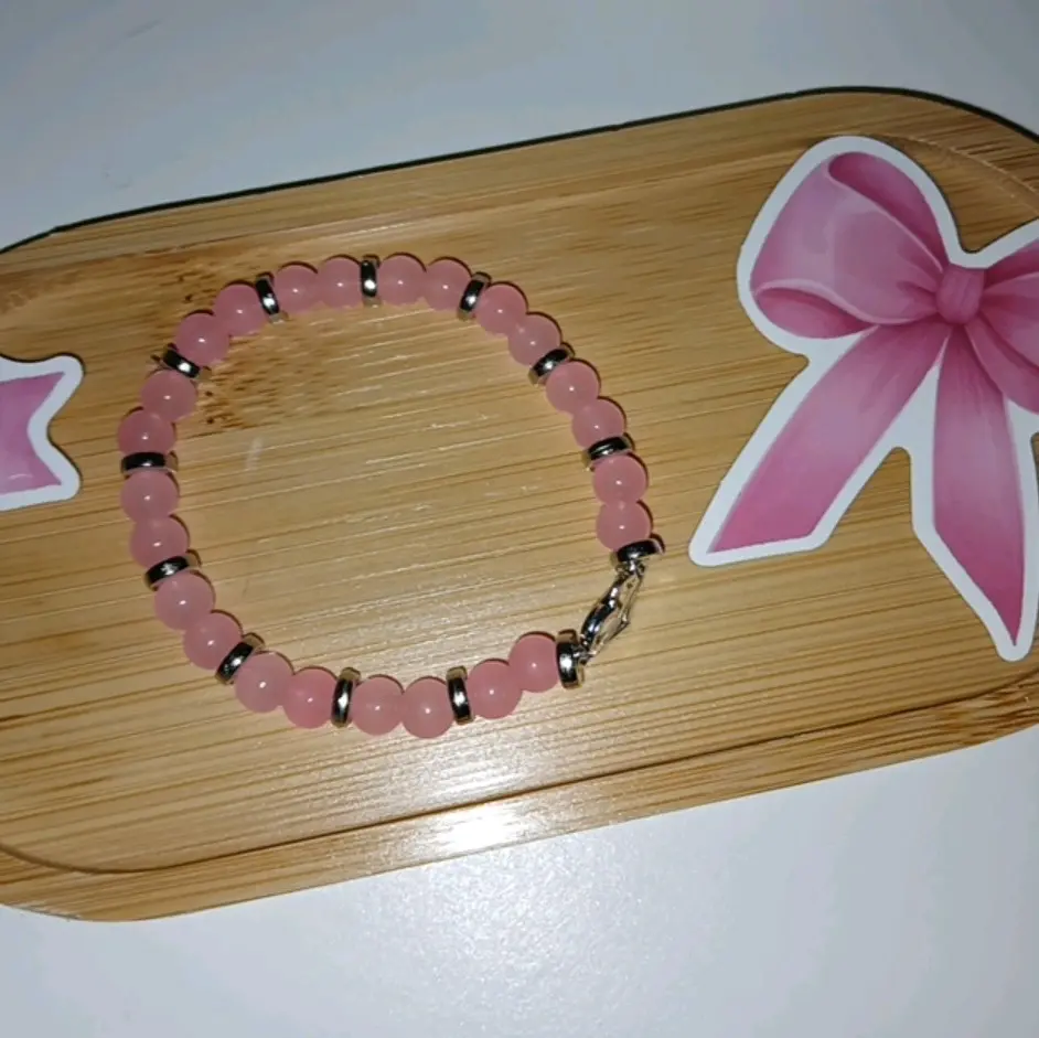 pink heart bracelet