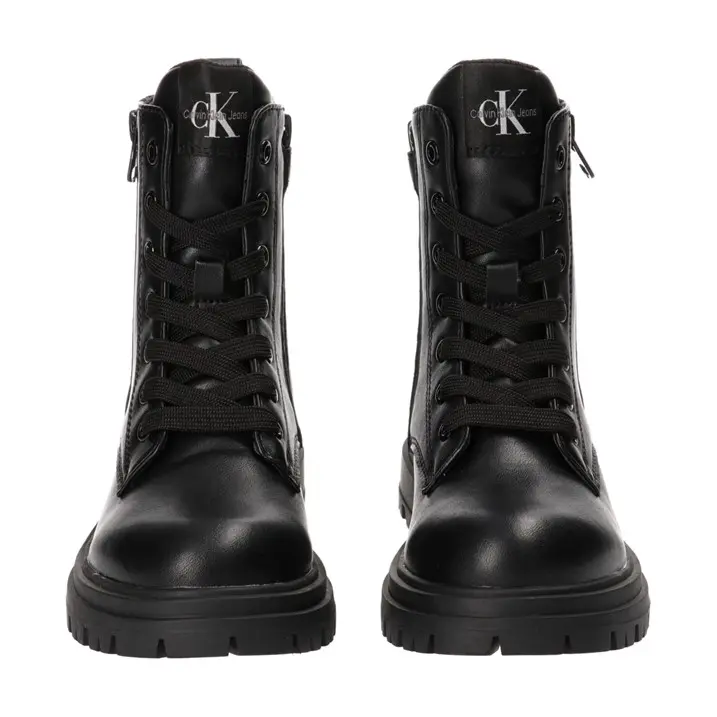 Calvin Klein Jeans Kids Ckj Lace Up Boot Biker Boots 5