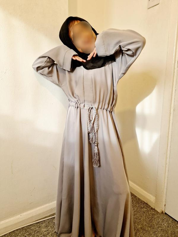Nida Drawstring Kids Abayas hijab kimono girls girl 8