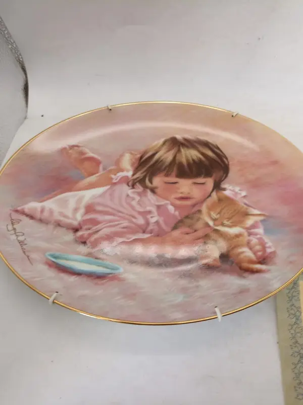 Hamilton Collection Plate Feeding Time Magic Childhood Decorative Plate With Coa 4