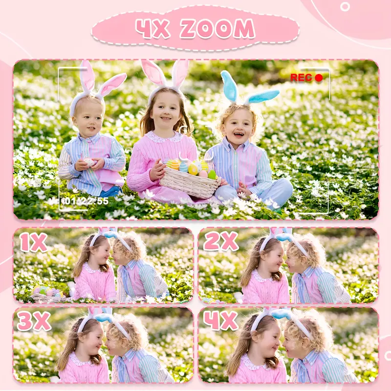 Gift Kids Toy Unicorn HD Camera, Suitable For 3-12 Years Old Toddlers, Kids, Boys And Girls, Selfie Camera For Kids, Christmas, Halloween, Thanksgiving And Birthday Gifts 6