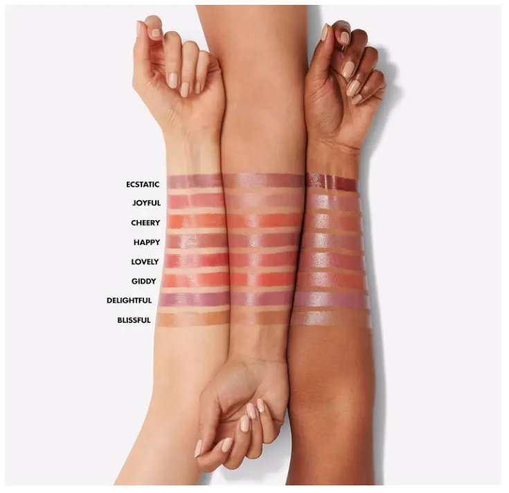Hydrating Core Lip Shine, Conditioning & Nourishing Lip Balm, Sheer Colour Tinted Chapstick, Ecstatic, 0.09 Oz 3