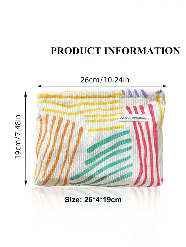 Large Capacity Zebra Patterned Cosmetic Bag for Women, Portable Makeup Purse with Zipper Storage Pouch and Organizer for Travel, Gifts, and Coins black lightweight bags toiletry 7