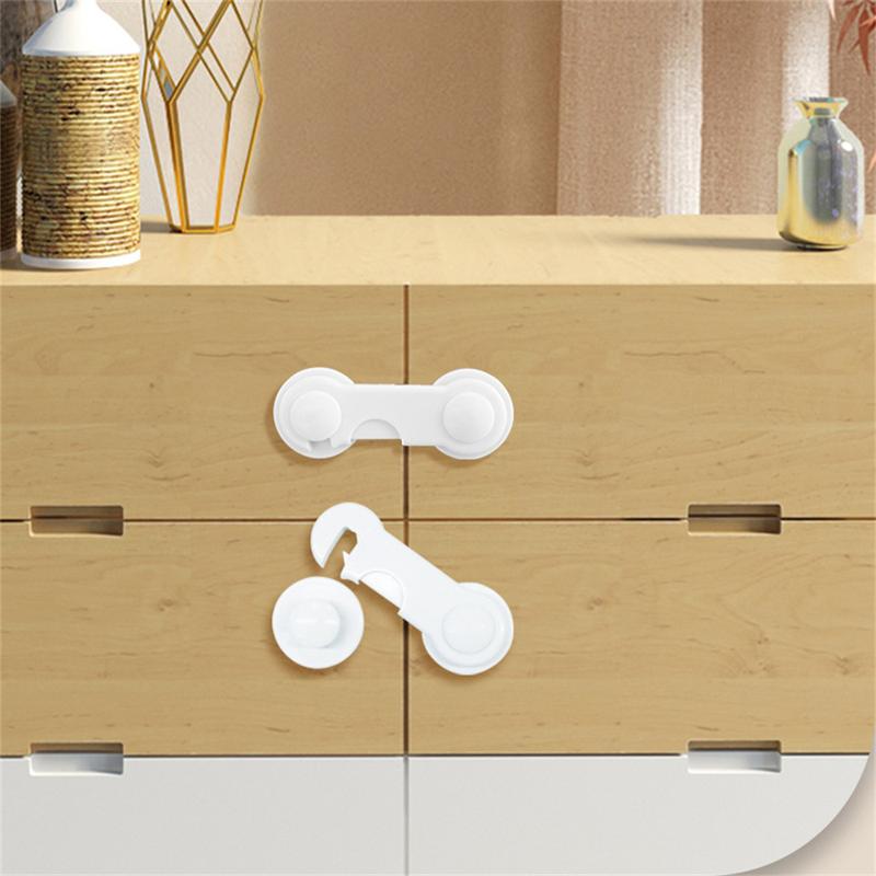 1-20x Child Baby Toddler Cupboard Cabinet Safety Locks Proof Door Drawer Fridge UK 7